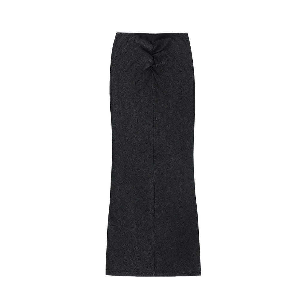 SIMPLE Dyed Drawstring Skirt