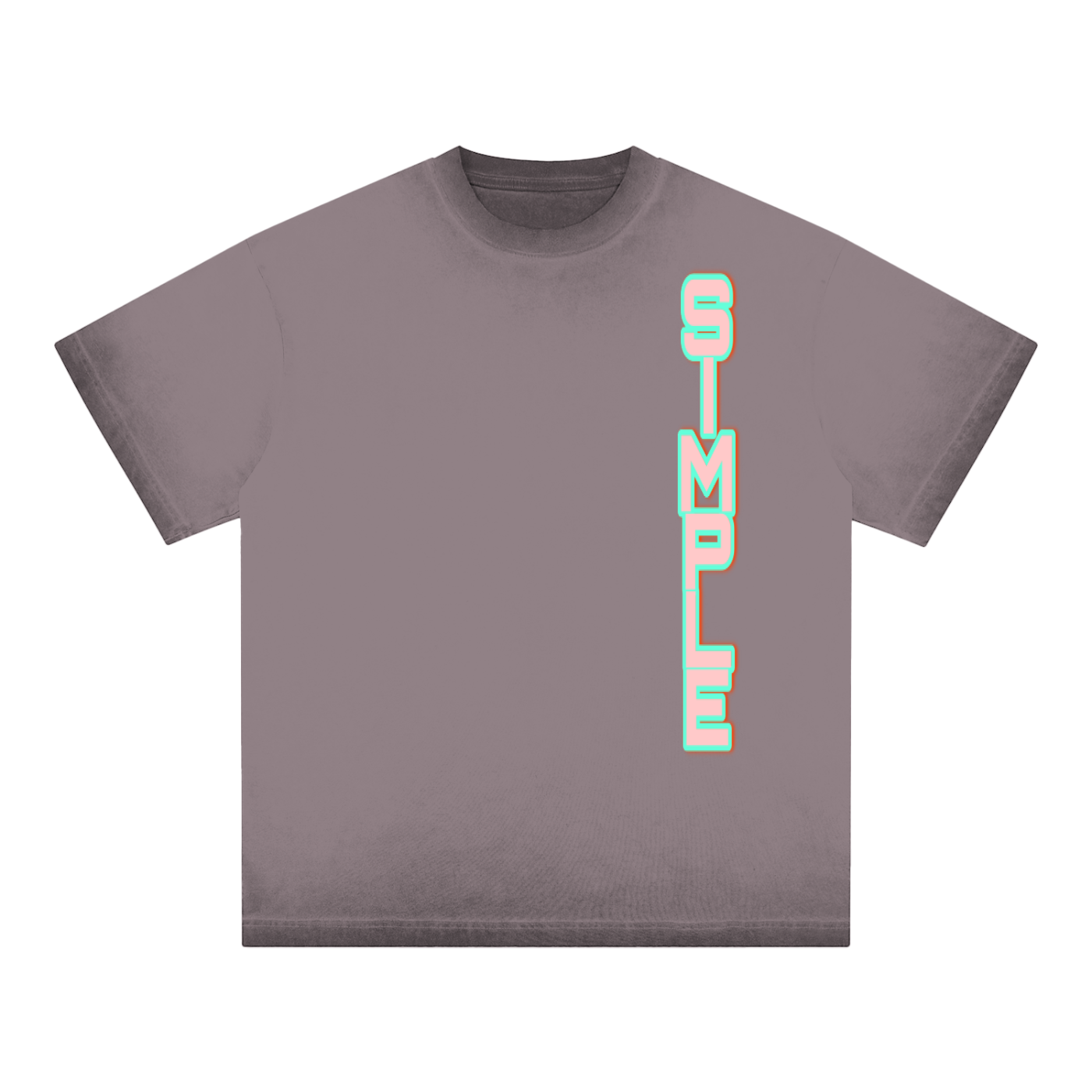 SIMPLE Reverse Dyed T