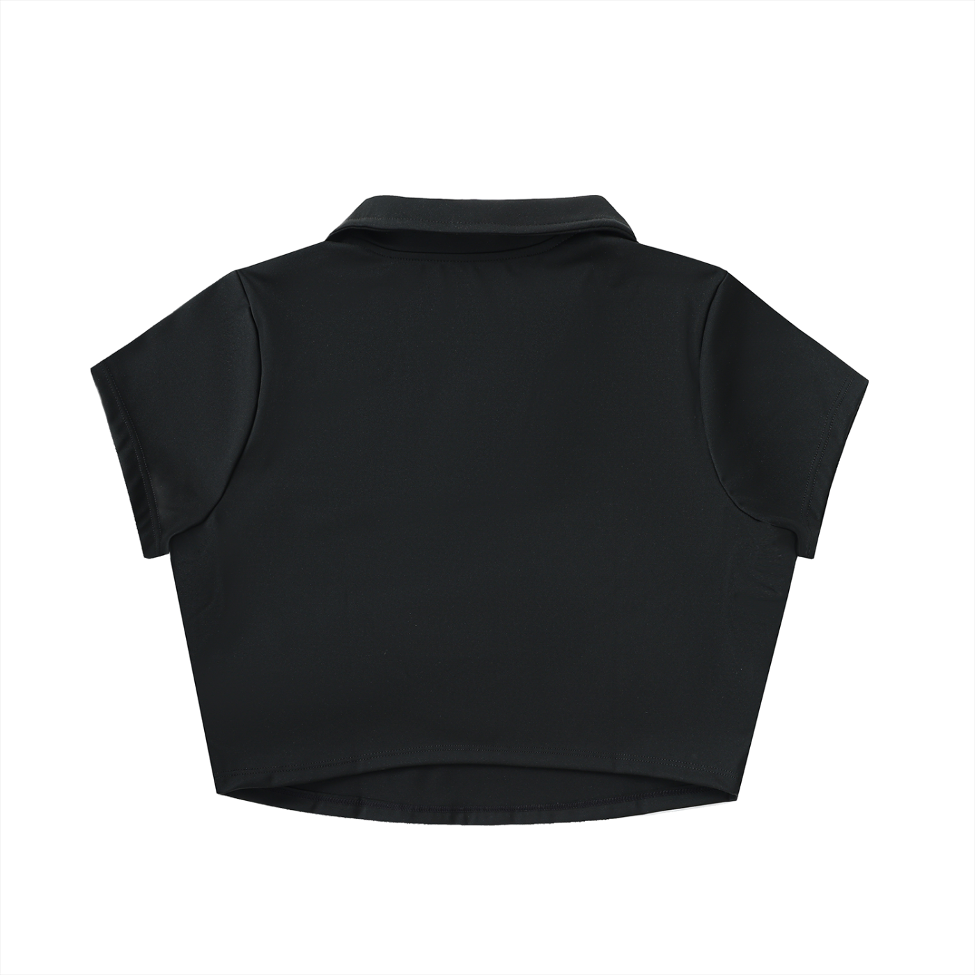 SIMPLE V Lapel Crop