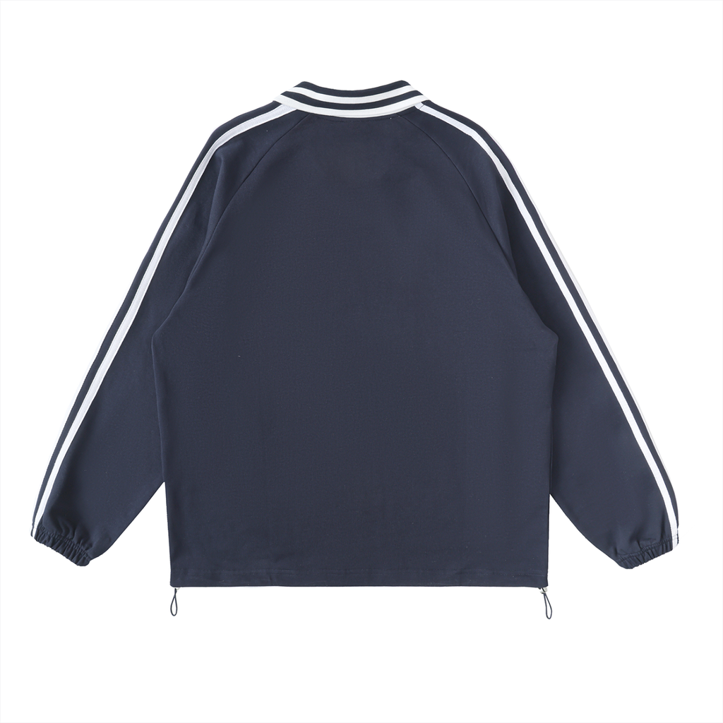 SIMPLE Lapel Collar Sweatshirt