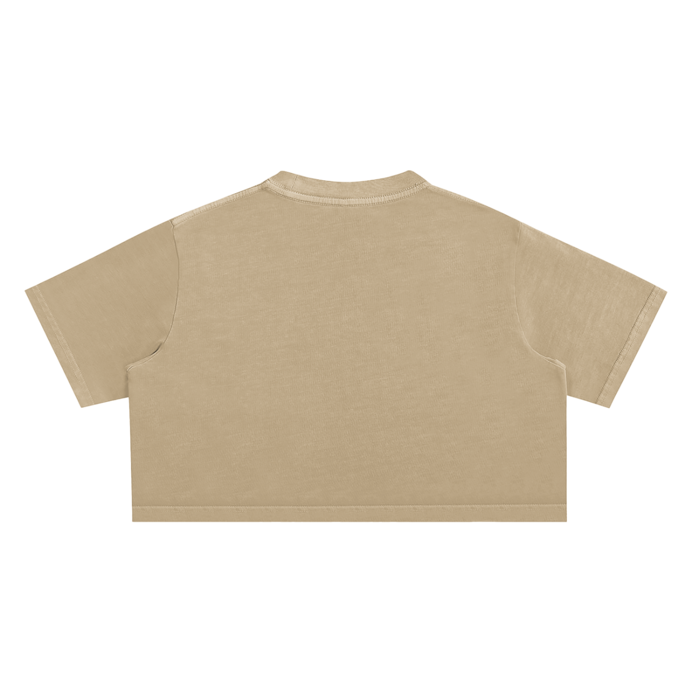 SIMPLE Snow Washed Crop T