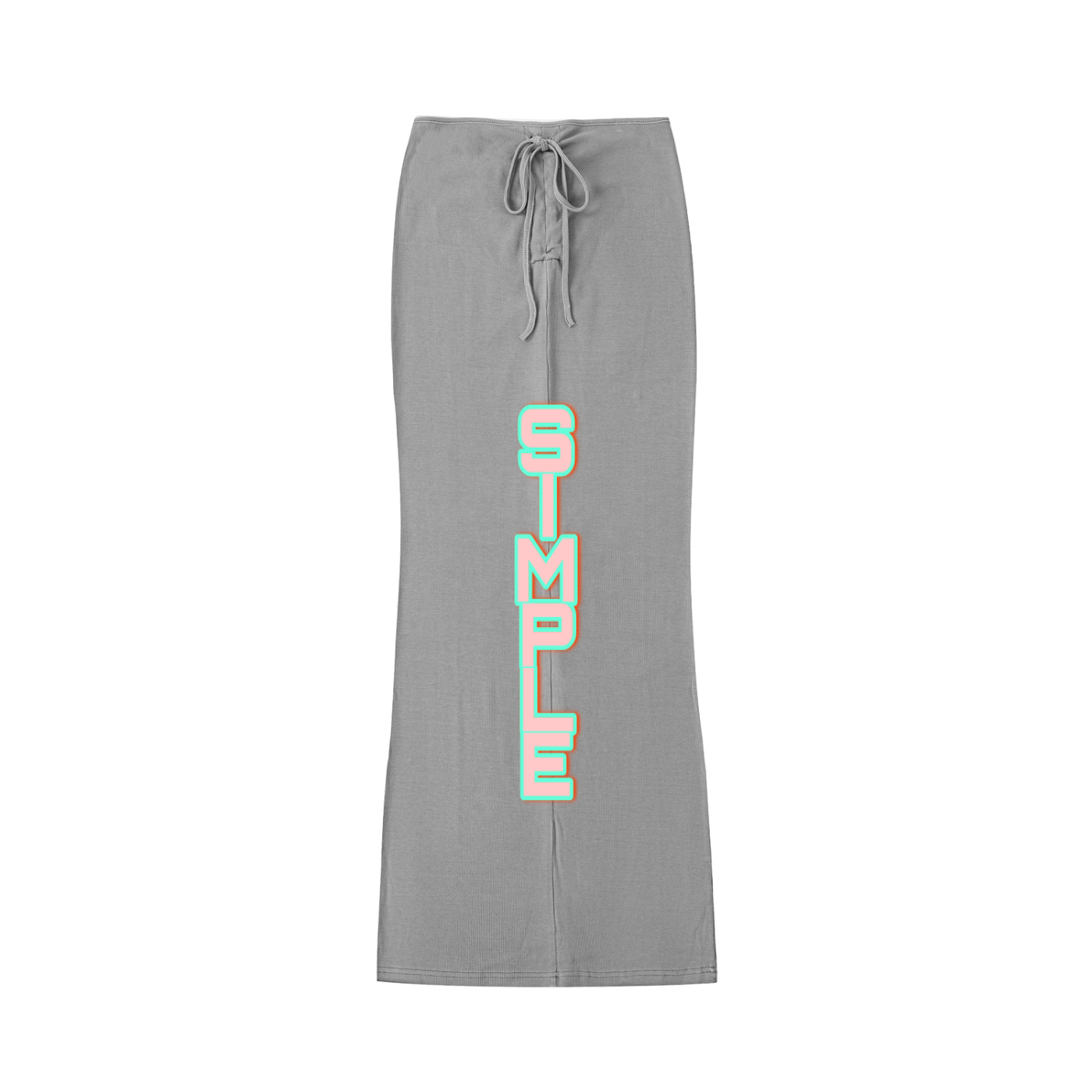 SIMPLE Dyed Drawstring Skirt