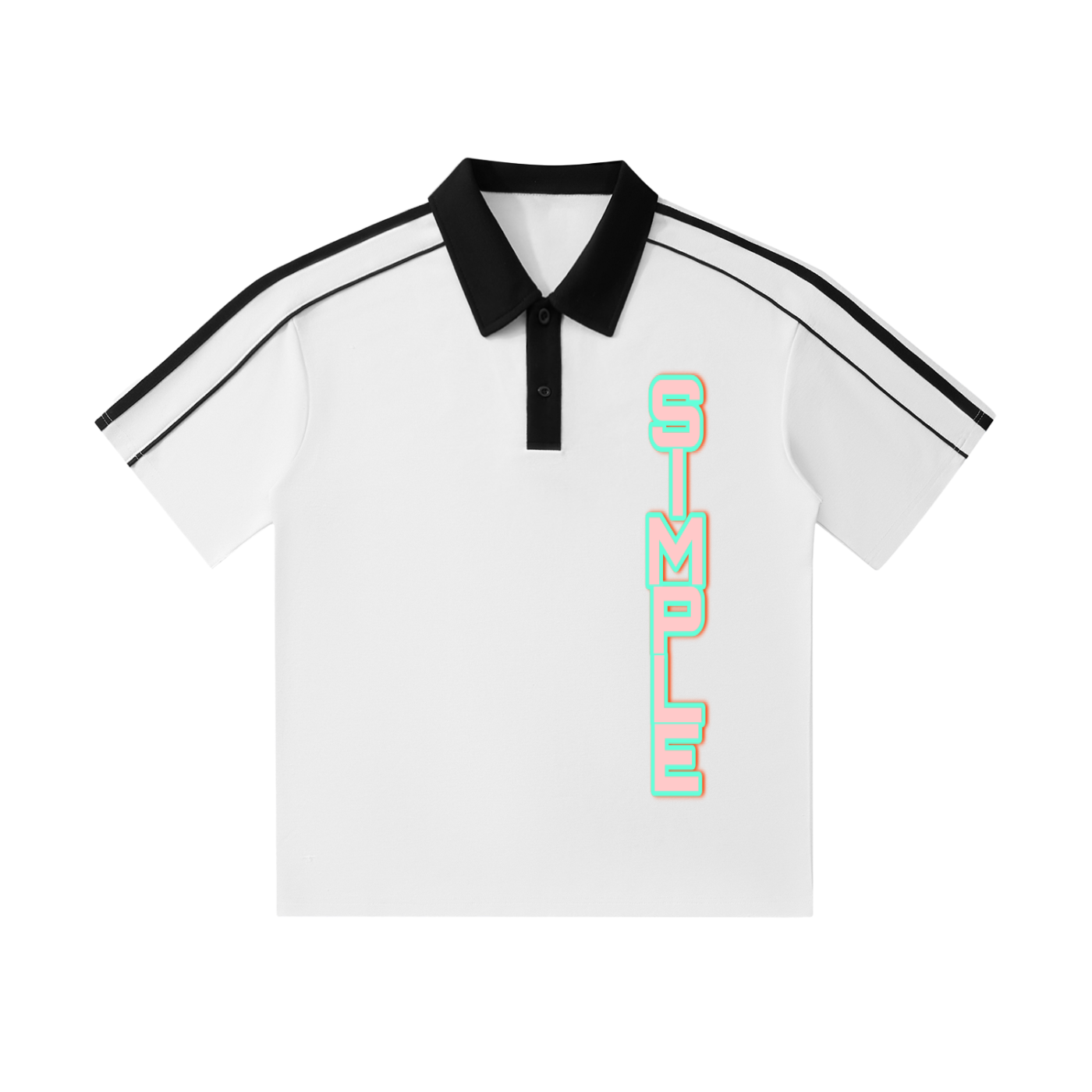 SIMPLE Contrast Collar T