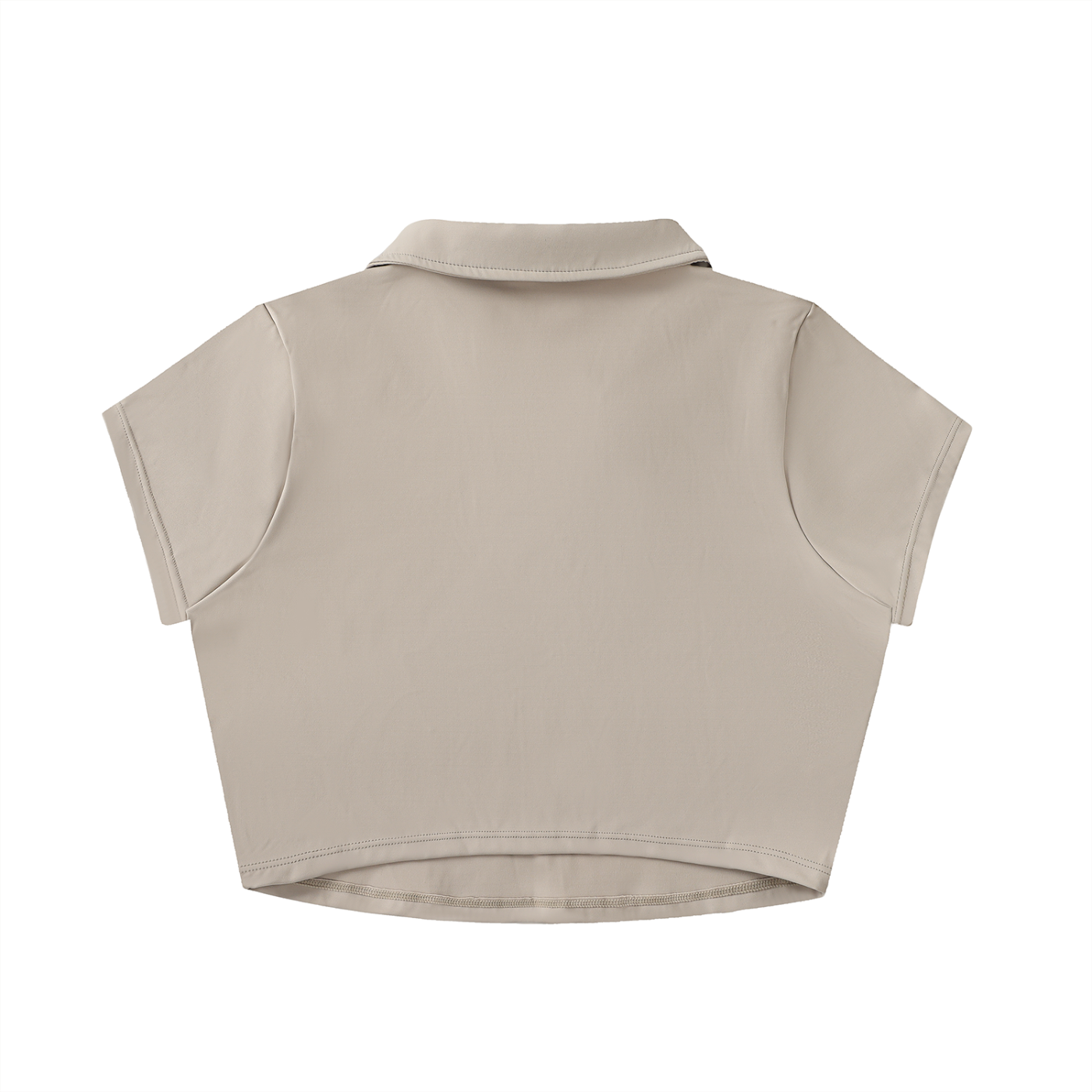 SIMPLE V Lapel Crop