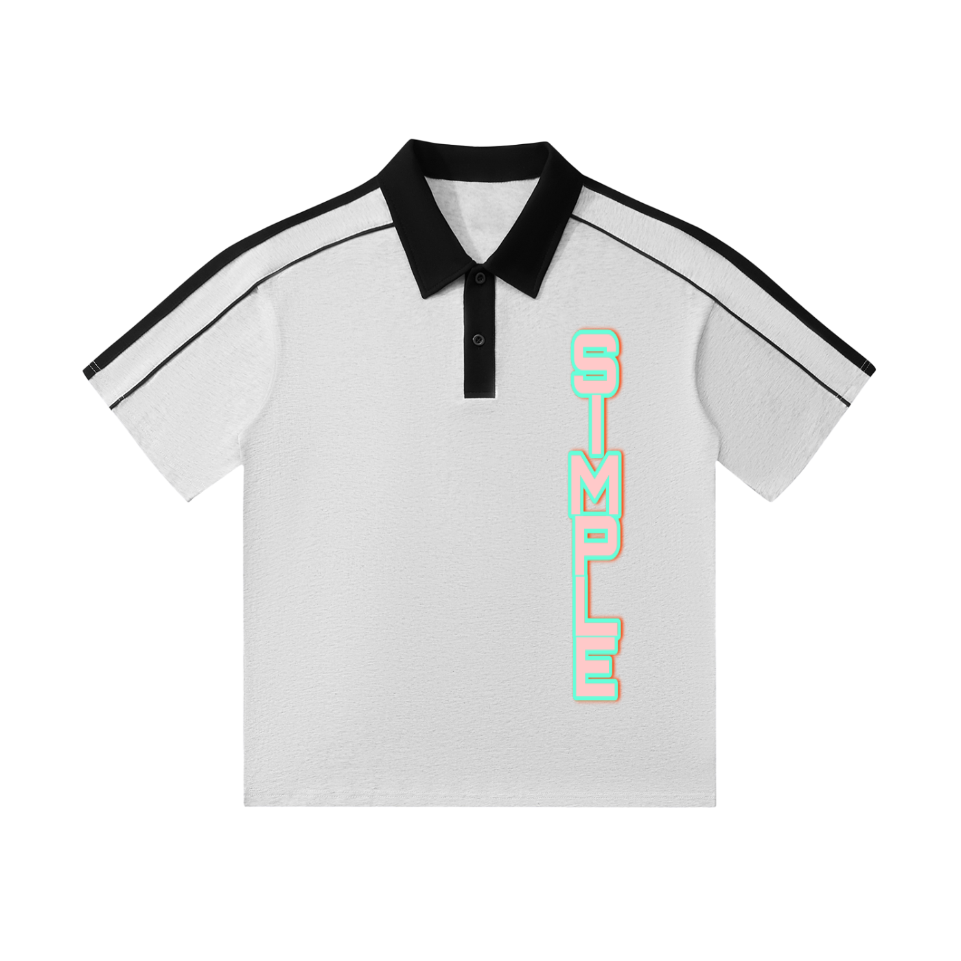 SIMPLE Contrast Collar T