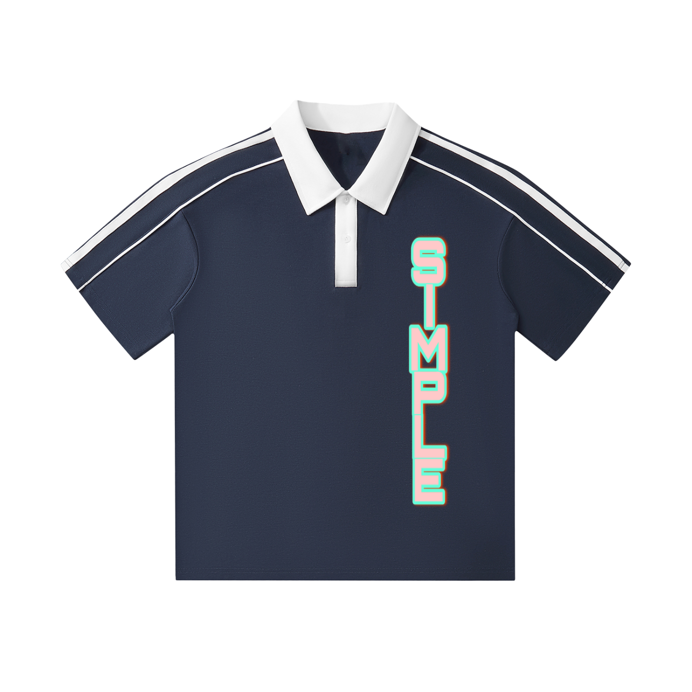SIMPLE Contrast Collar T