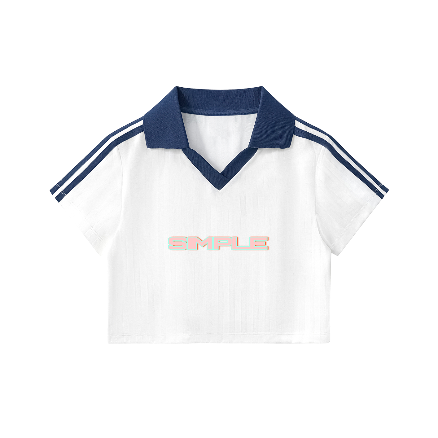 SIMPLE Contrast Collar Jersey